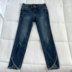 Dark denim jeans